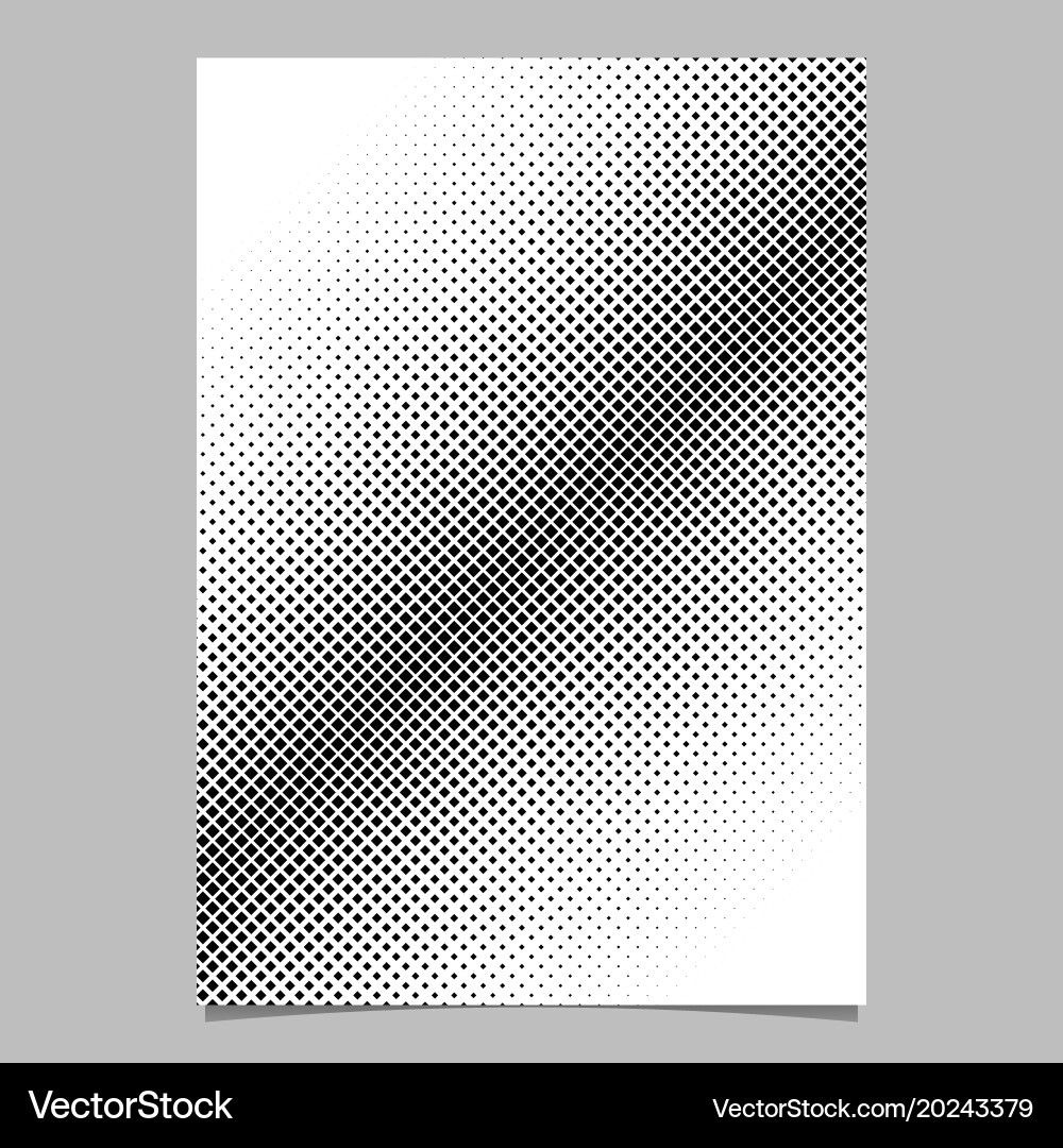Abstract halftone diagonal square background vector image