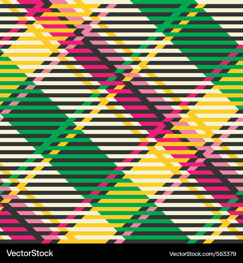 Checked Fabric Pattern vector image