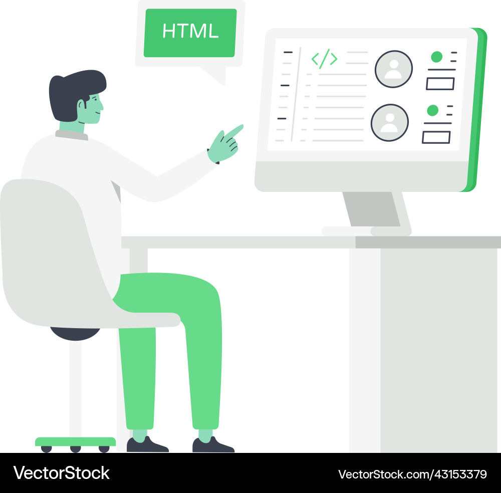 Code optimization vector image