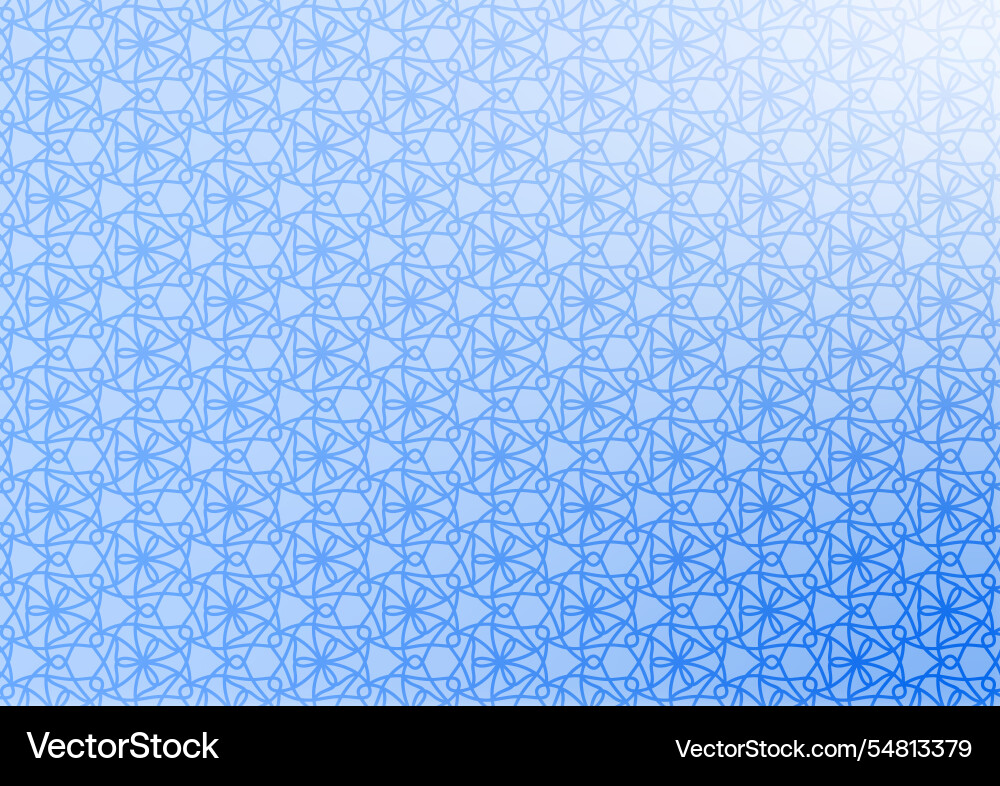 Geometry blue pattern line gradient soft Vector Image
