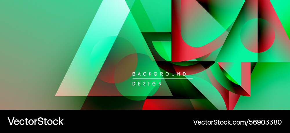Abstract geometric shapes overlap creating Abstract geometric shapes overlap creating Vector Image