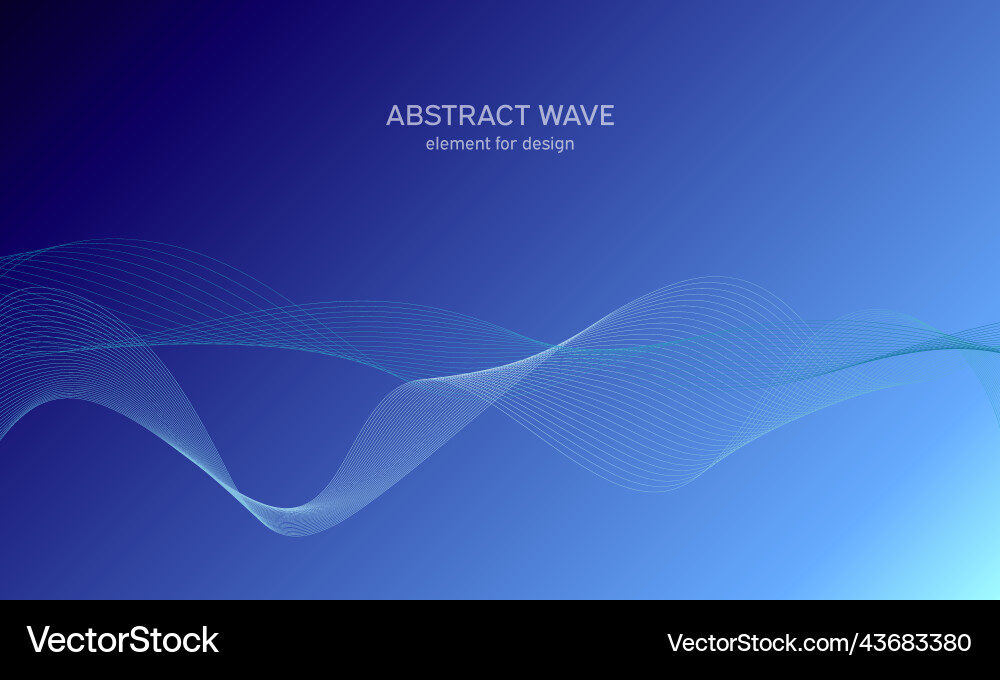 Abstract wave element for design digital Abstract wave element for design digital vector image