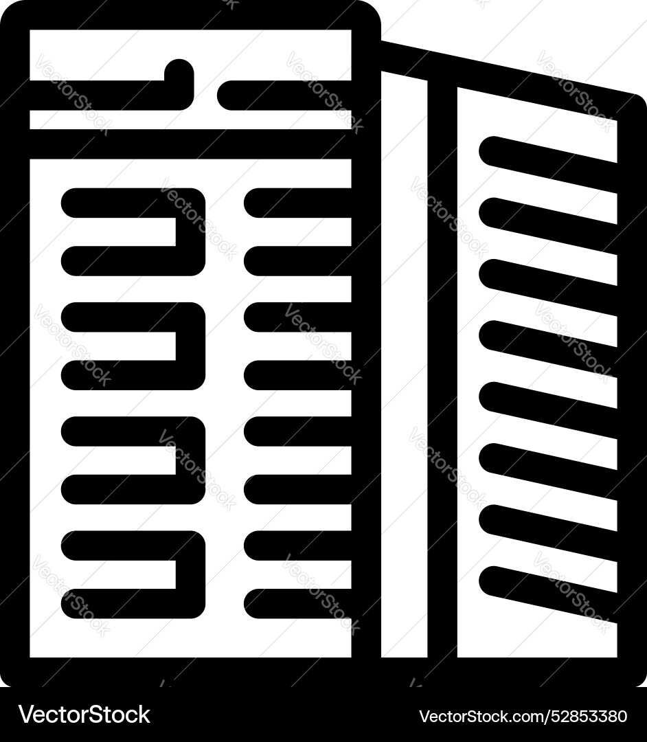 Data center server room hosting showing cloud Data center server room hosting showing cloud vector image