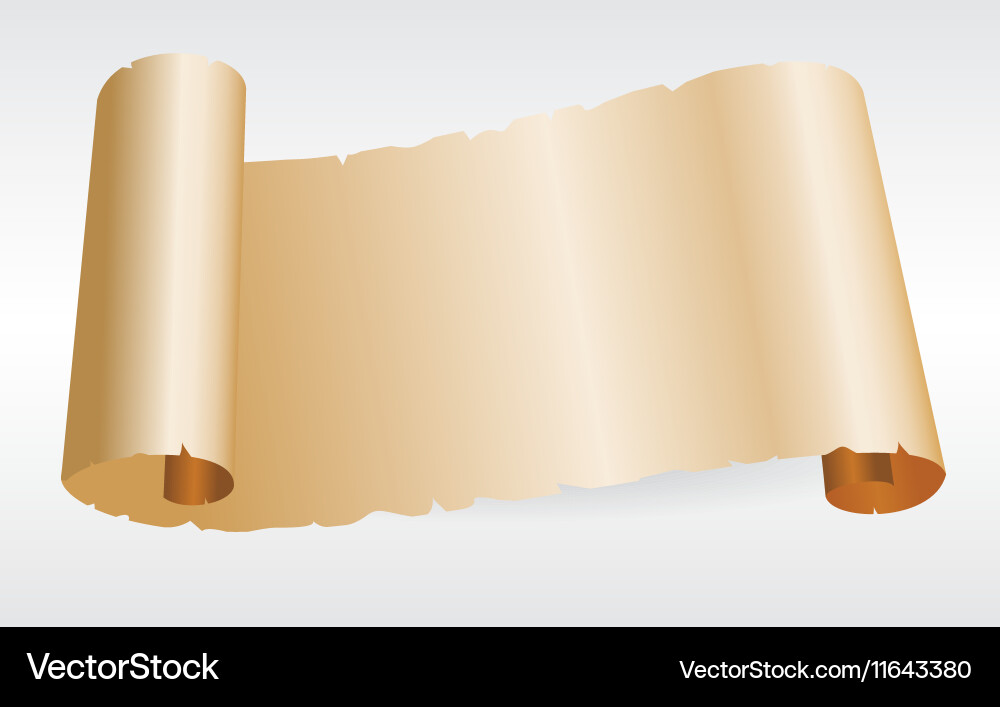 Old blank paper script Vector Image