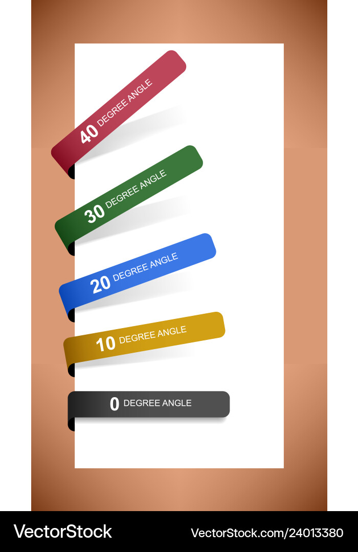 Tag label sticker paper a set Vector Image