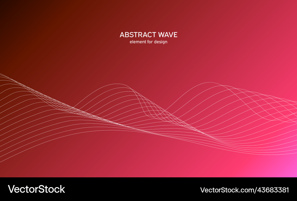 Abstract wave element for design digital Abstract wave element for design digital vector image