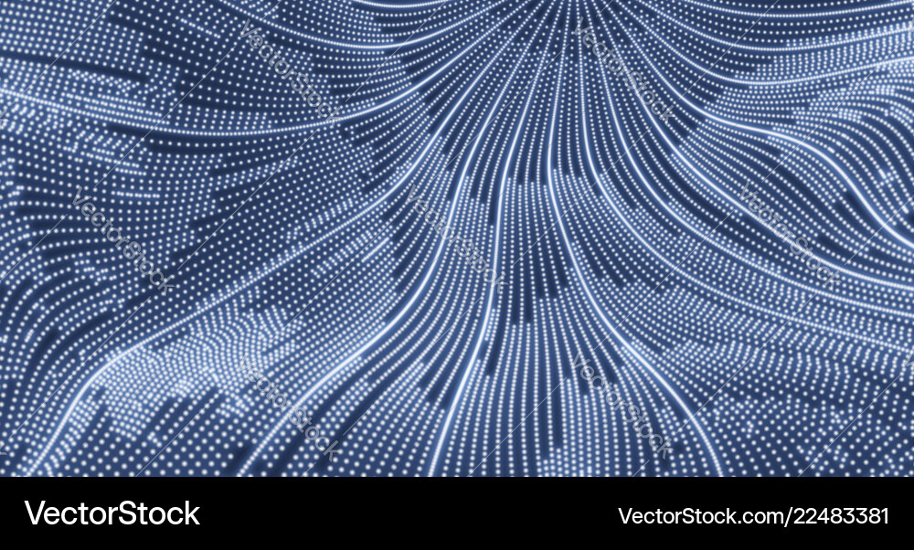 Array with dynamic particles 3d texture Array with dynamic particles 3d texture vector image