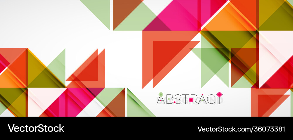 Geometric abstract background techno color Geometric abstract background techno color Vector Image
