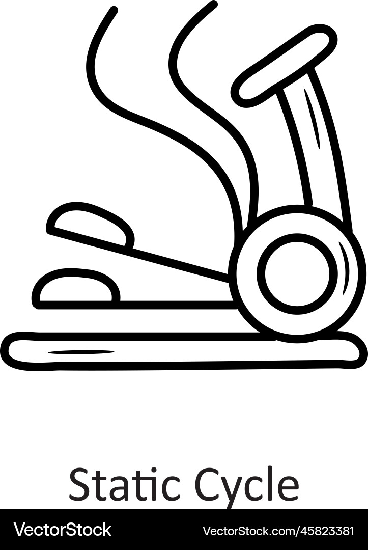 Static cycle outline icon design Vector Image
