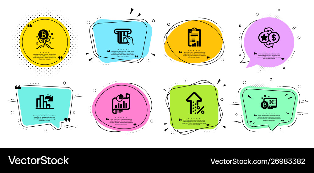 Decreasing graph bitcoin system Decreasing graph bitcoin system vector image