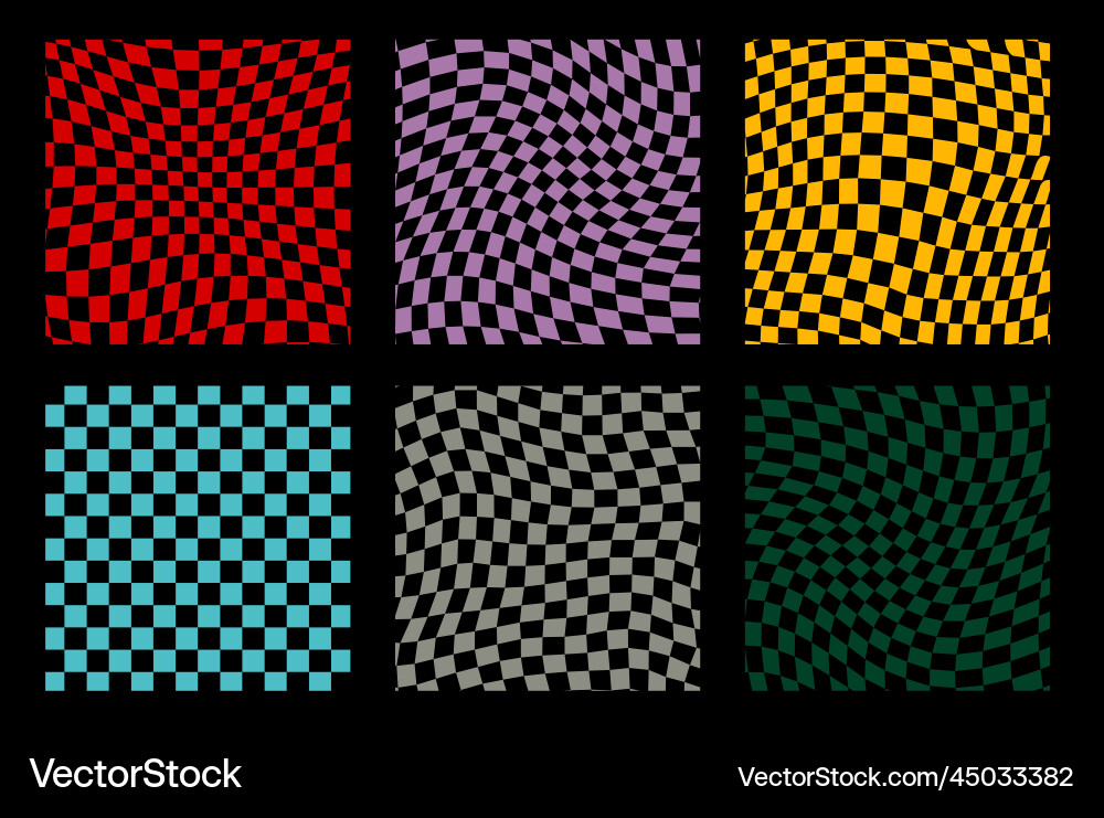 Groovy retro pattern background in psychedelic Groovy retro pattern background in psychedelic vector image