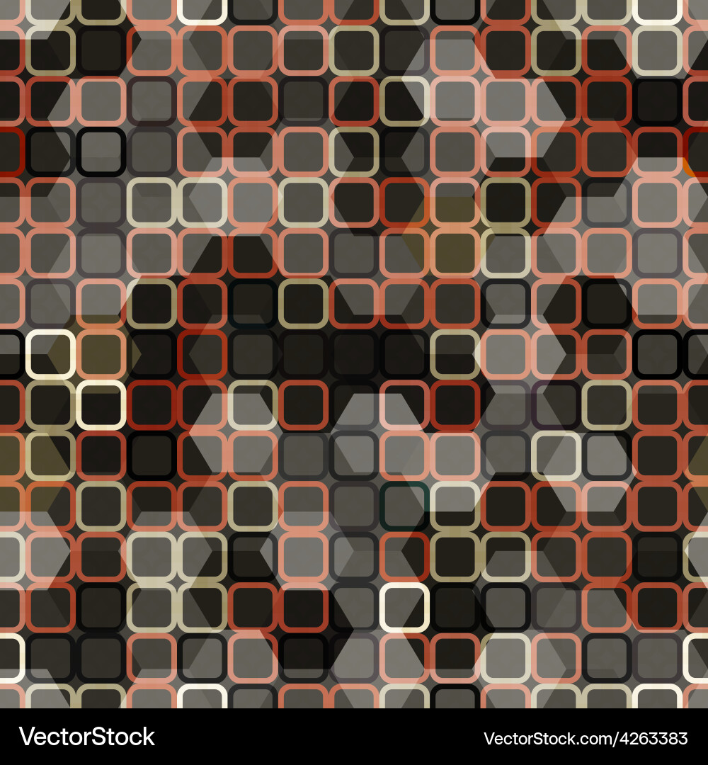 Abstract cells seamless Royalty Free Vector Image