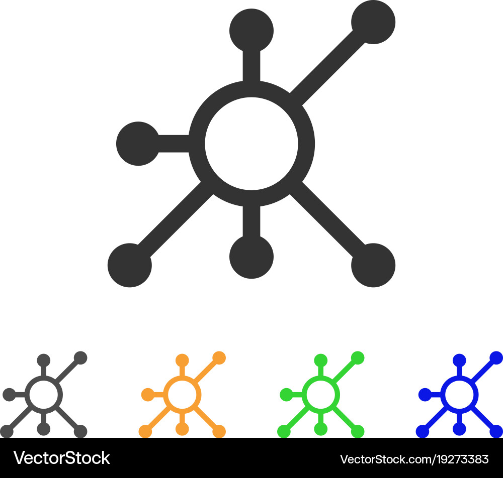 Network Node Symbol vector image