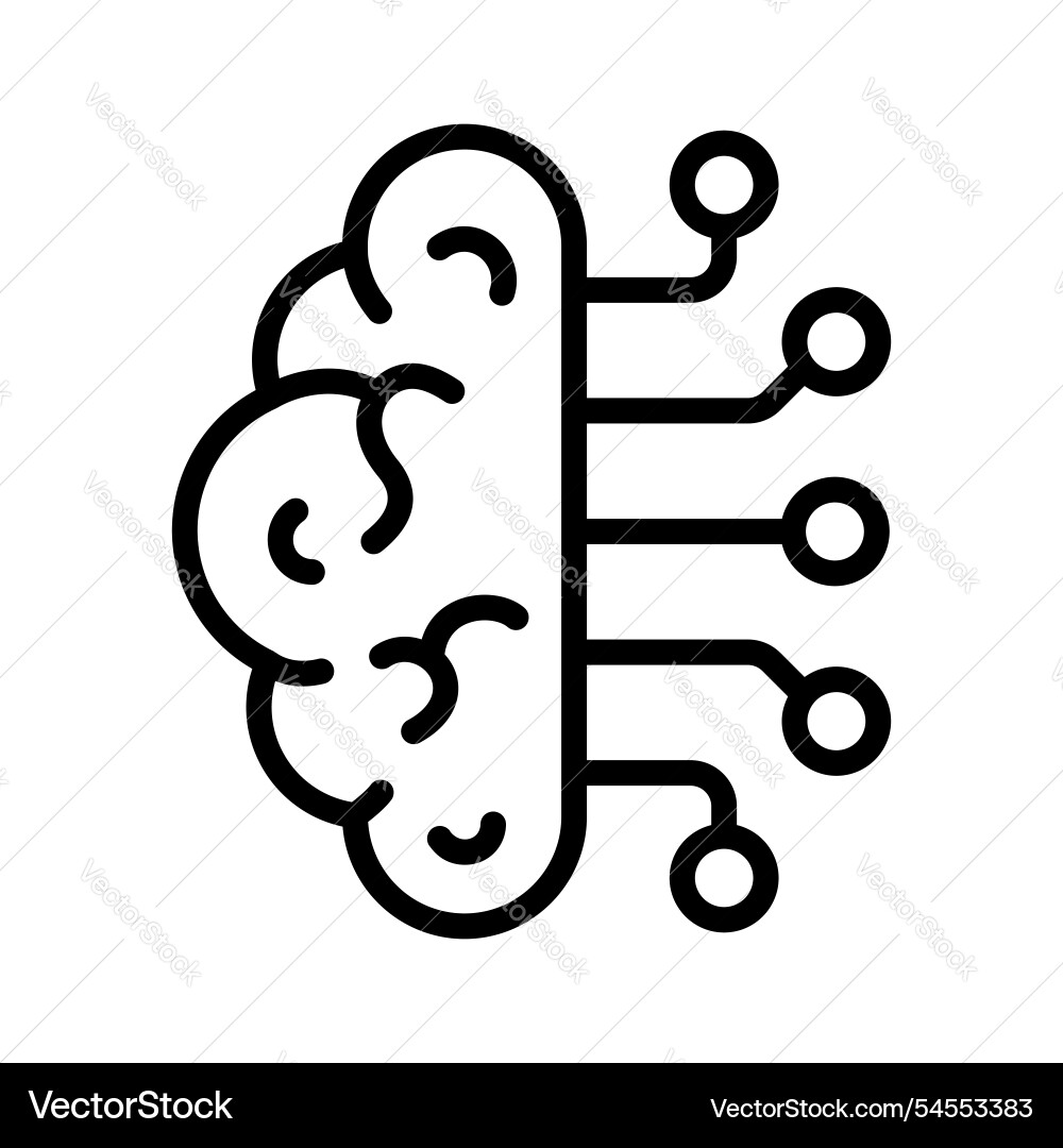 Neural network Vector Image