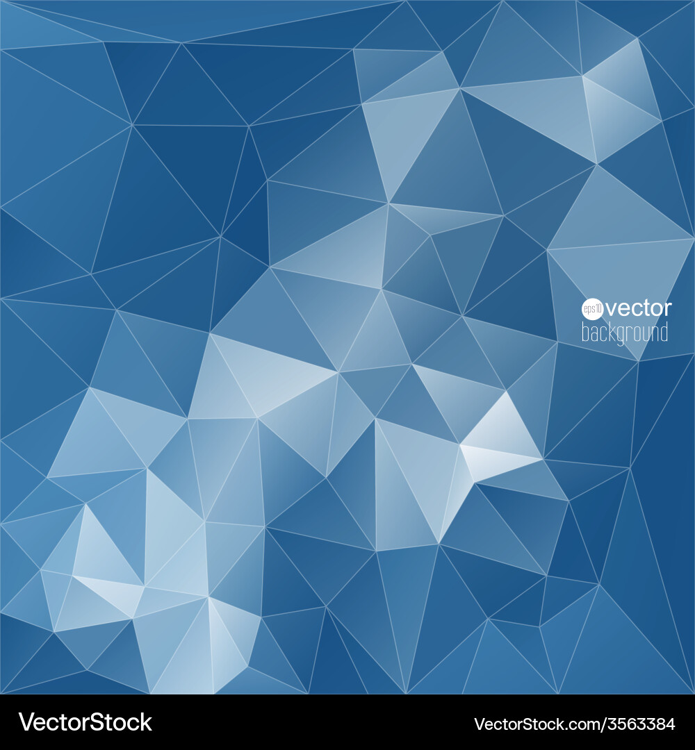 Abstract background with triangles and polygon Vector Image