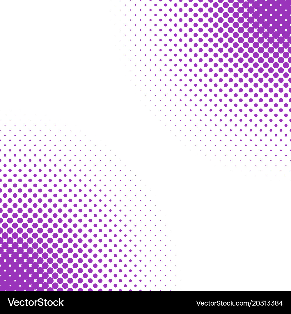 Geometric halftone dot pattern background - from vector image