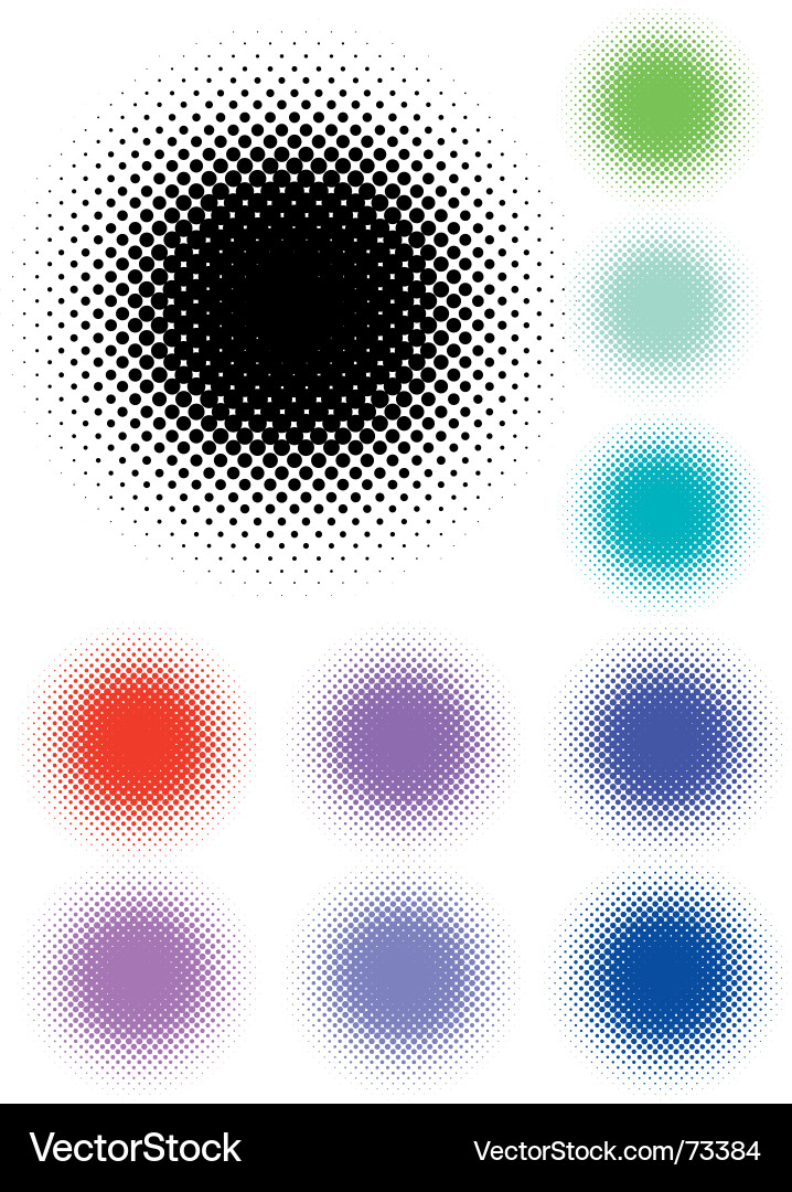 Halftone Pattern vector image