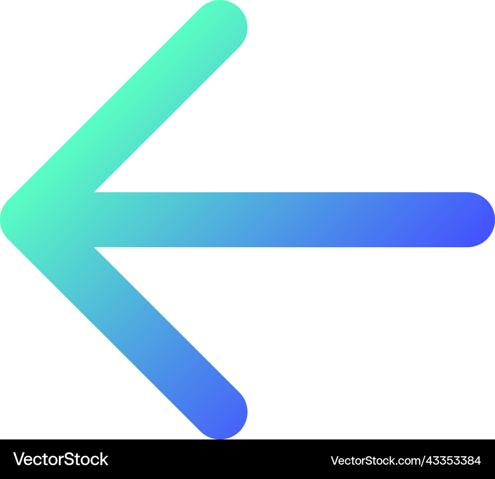 Links nach Pfeil Pixel perfekte Steigung linear ui Links nach Pfeil Pixel perfekte Steigung linear ui vektorbild