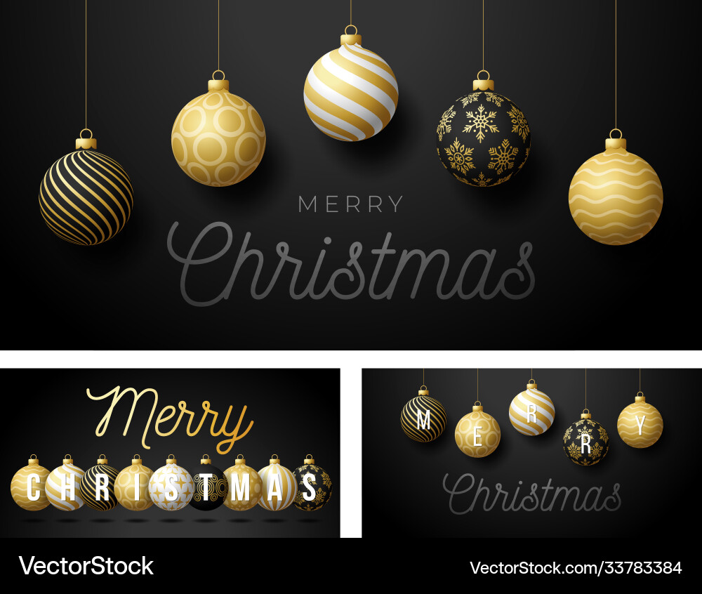 Luxus-Weihnachten und neues Jahr horizontal Luxus-Weihnachten und neues Jahr horizontal vektorbild
