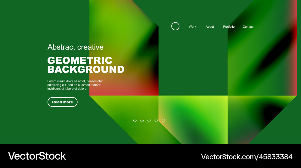 Triangles with fluid gradients abstract landing Triangles with fluid gradients abstract landing Vector Image