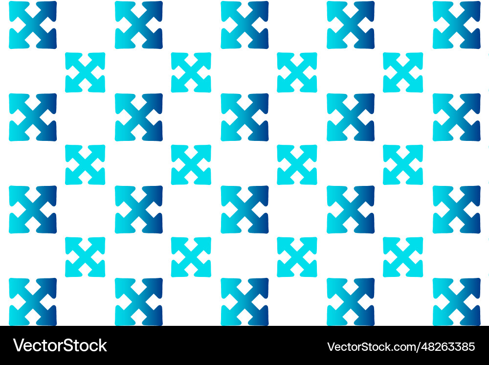Abstract expand arrow pattern background vector image