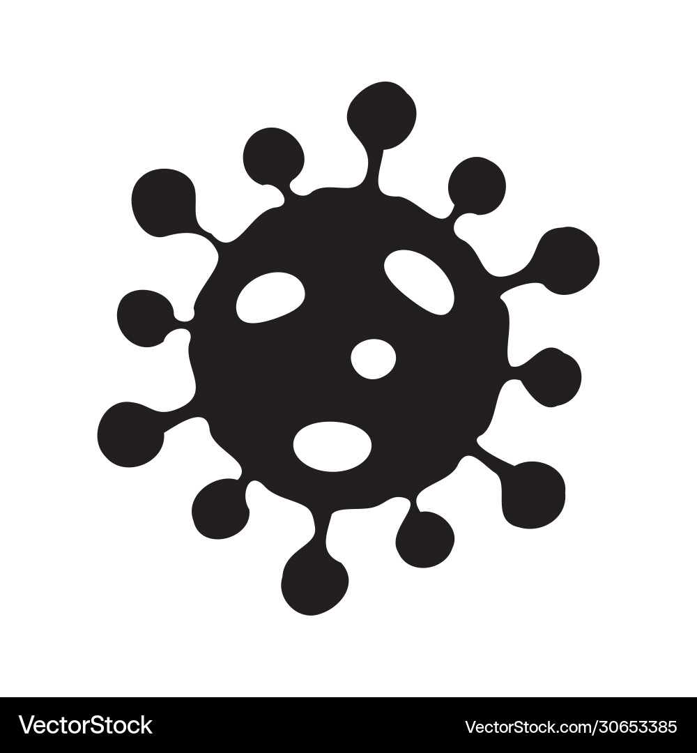 Corona Virus Symbol Lizenzfreies Vektorbild - VectorStock