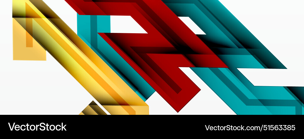 Dynamic lines geometric background Royalty Free Vector Image