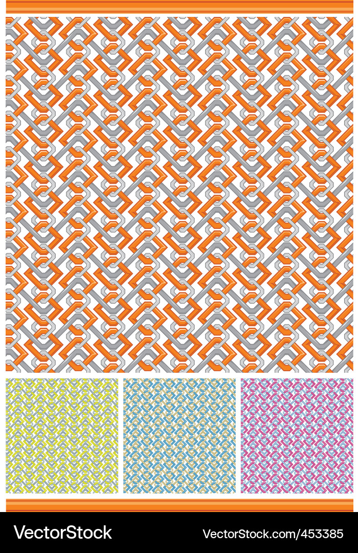 Geometric patterns vector image