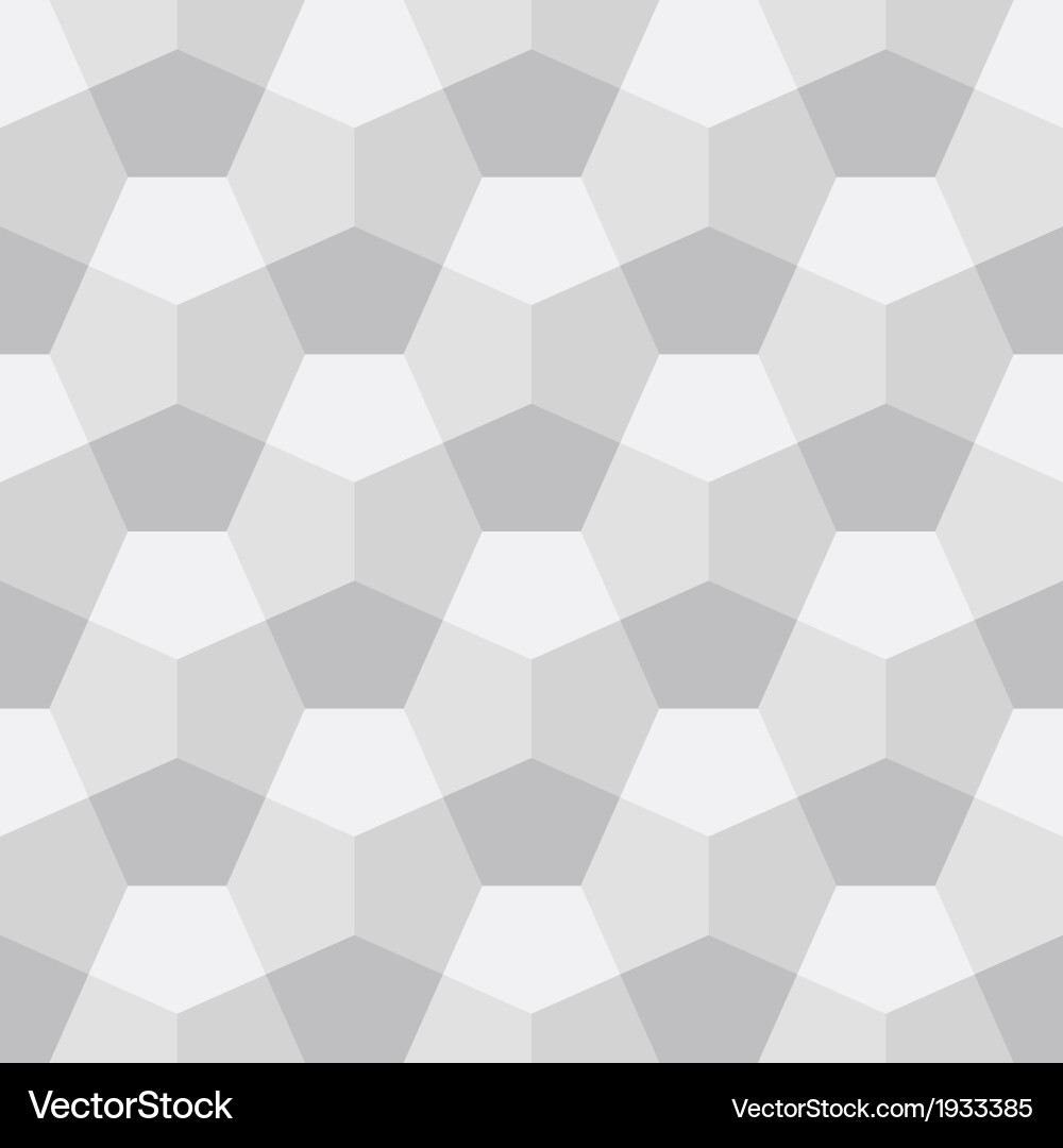 Grey Paper Fold Hexagon Pattern vector image