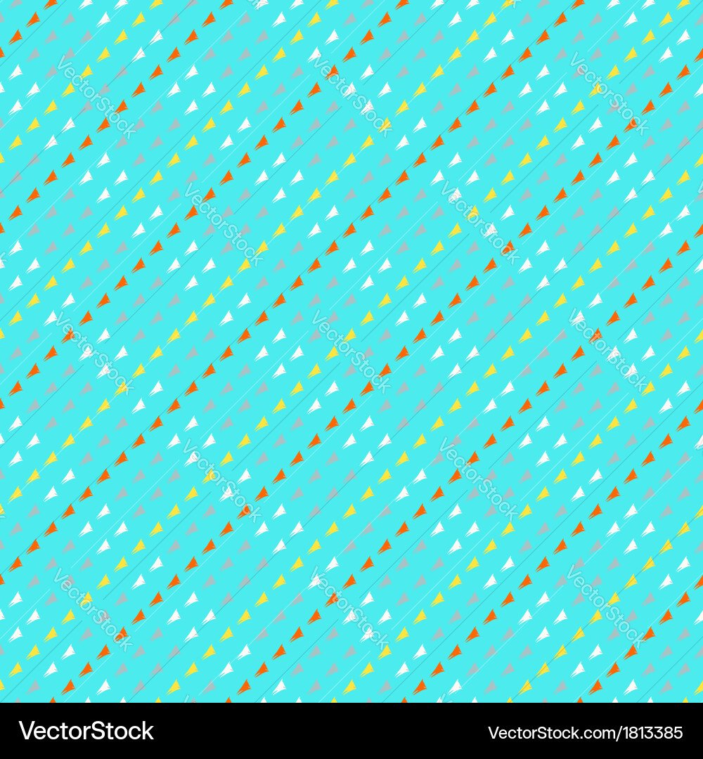 Retro Triangles Pattern vector image