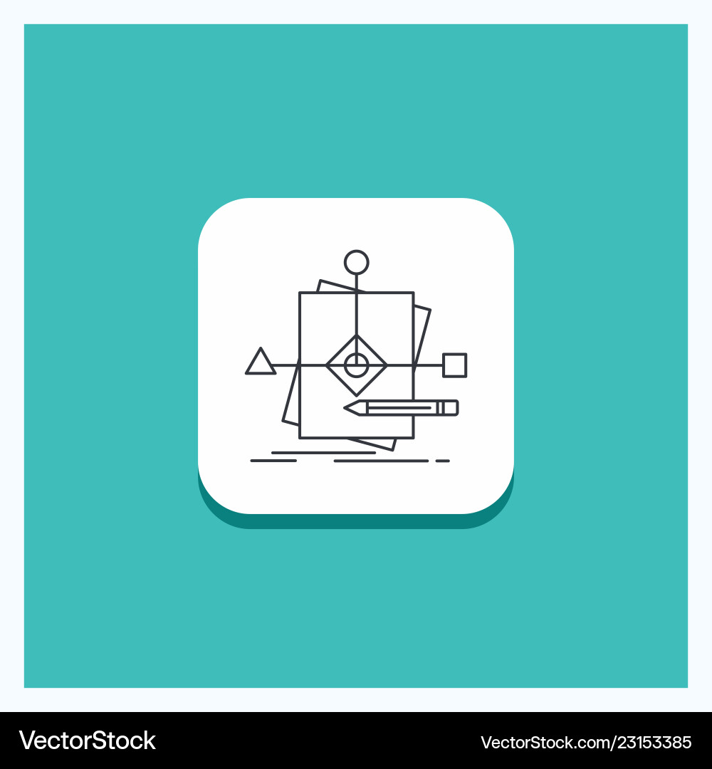 Runder Knopf für Algorithmus Business foretelling Runder Knopf für Algorithmus Business foretelling vektorbild