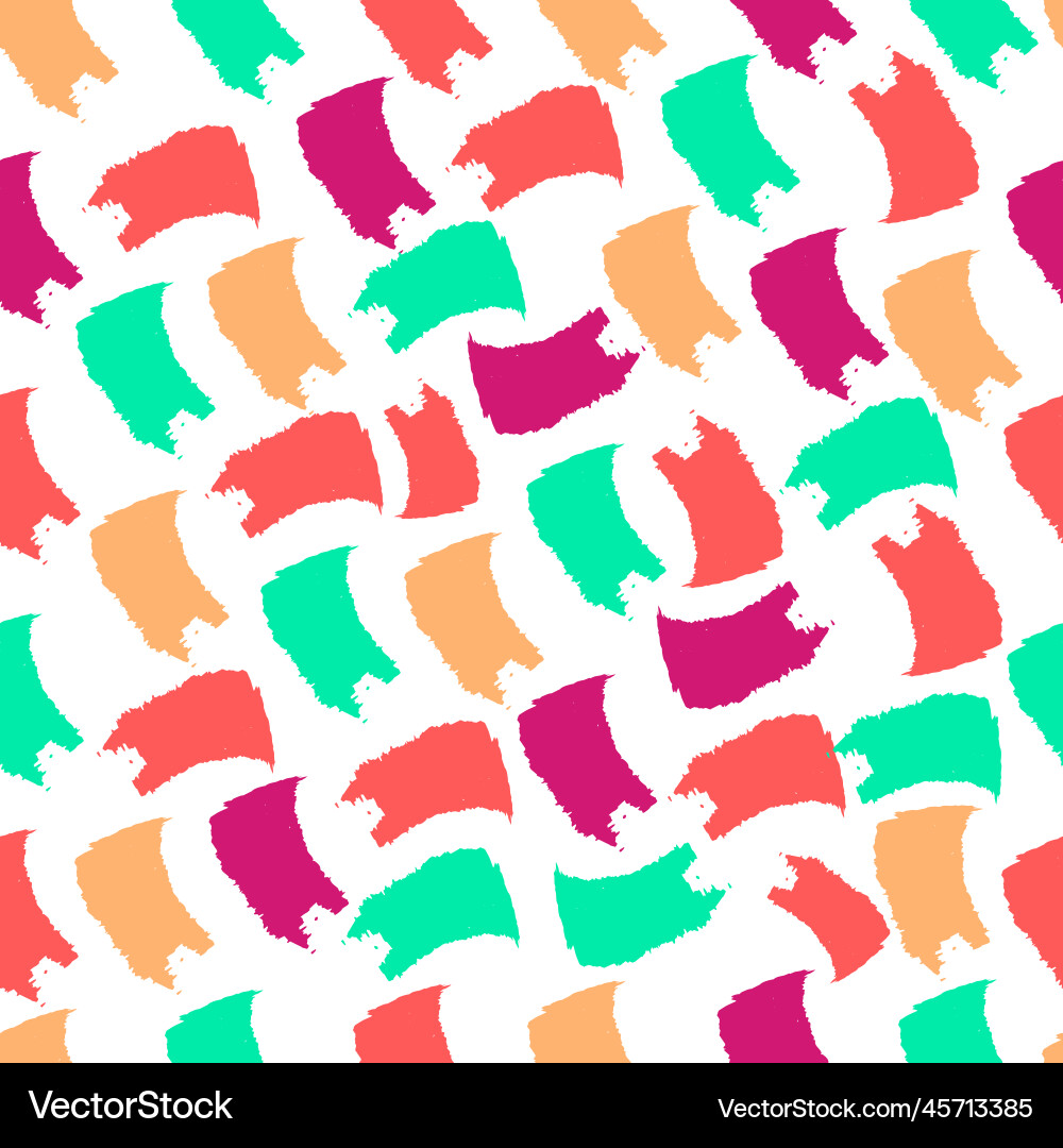Seamless abstract cheerful pattern vector image