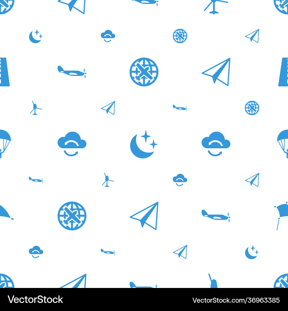 Sky Icons Muster nahtlos weiß Hintergrund Sky Icons Muster nahtlos weiß Hintergrund vektorbild