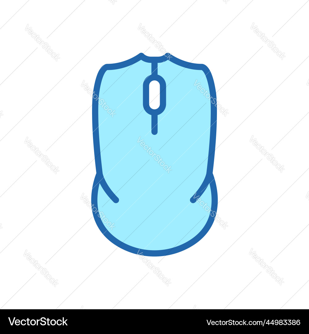 Computer mouse color line icon pc wireless tool Computer mouse color line icon pc wireless tool Vector Image
