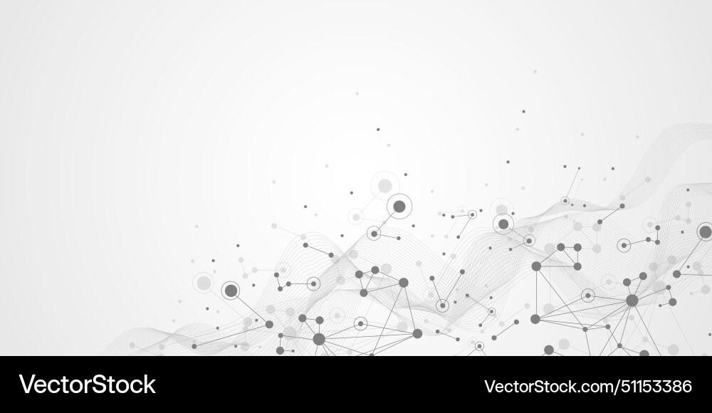 Global network connection banner design template Global network connection banner design template vector image