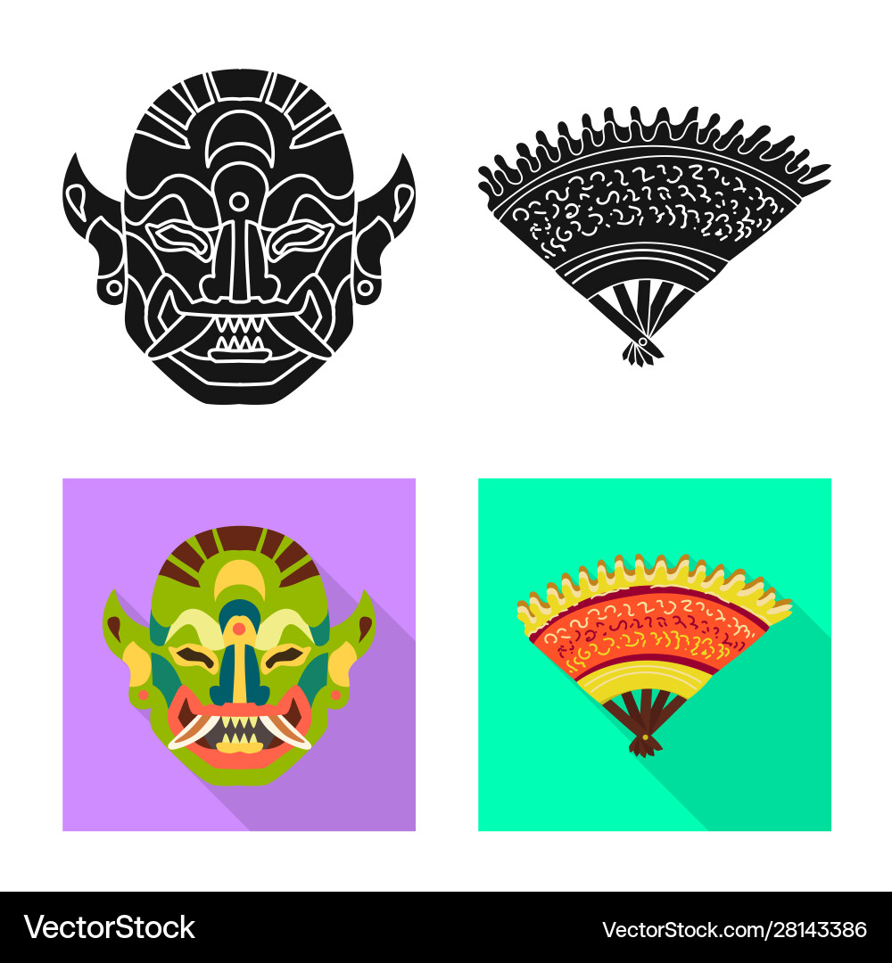 Isolated object and travel icon collection Isolated object and travel icon collection vector image