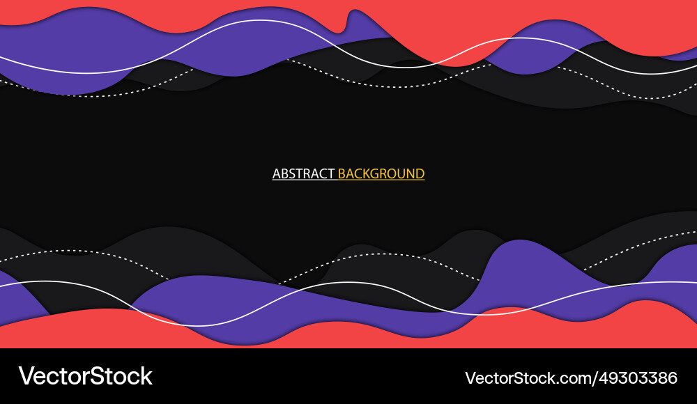 Papercut style background with lines Papercut style background with lines vector image