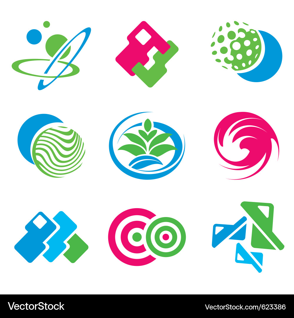 Symbolsammlung - Diverse Icons Vektorbild