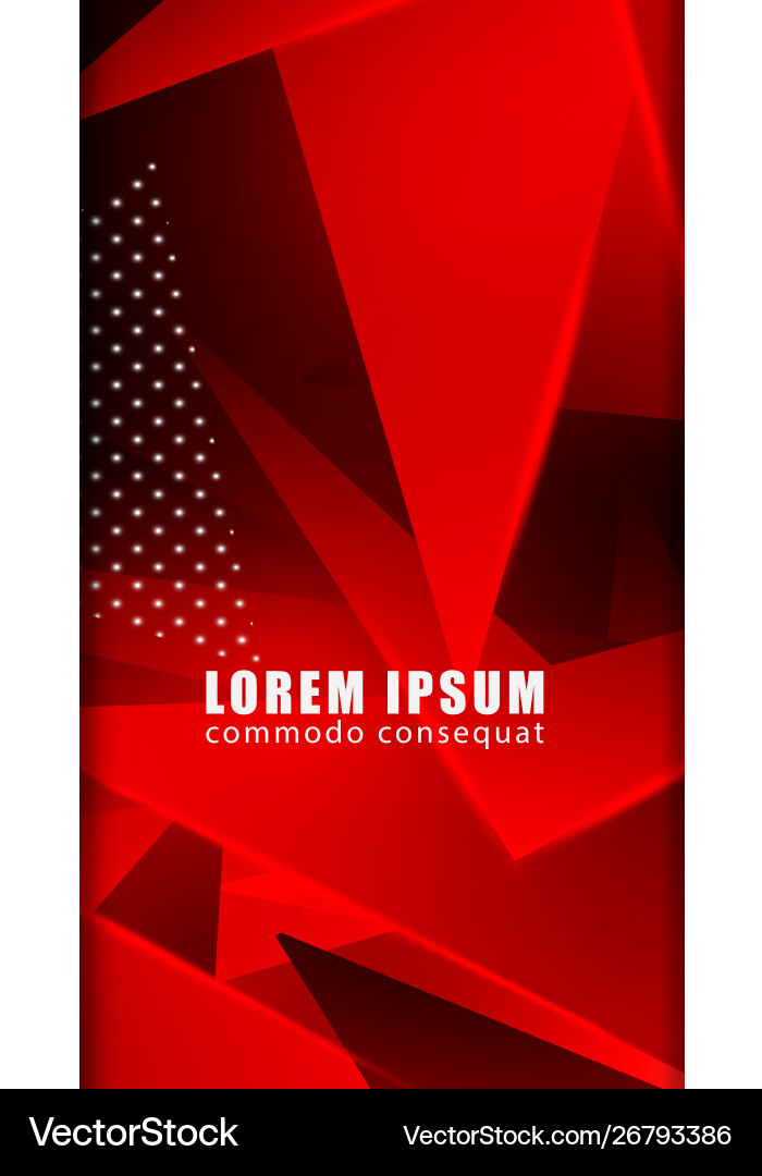 Triangular background abstract composition 3d Vector Image