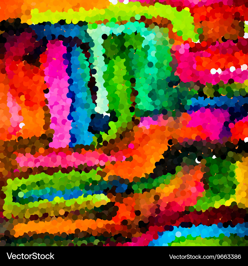Watercolor dots pattern and background vector image