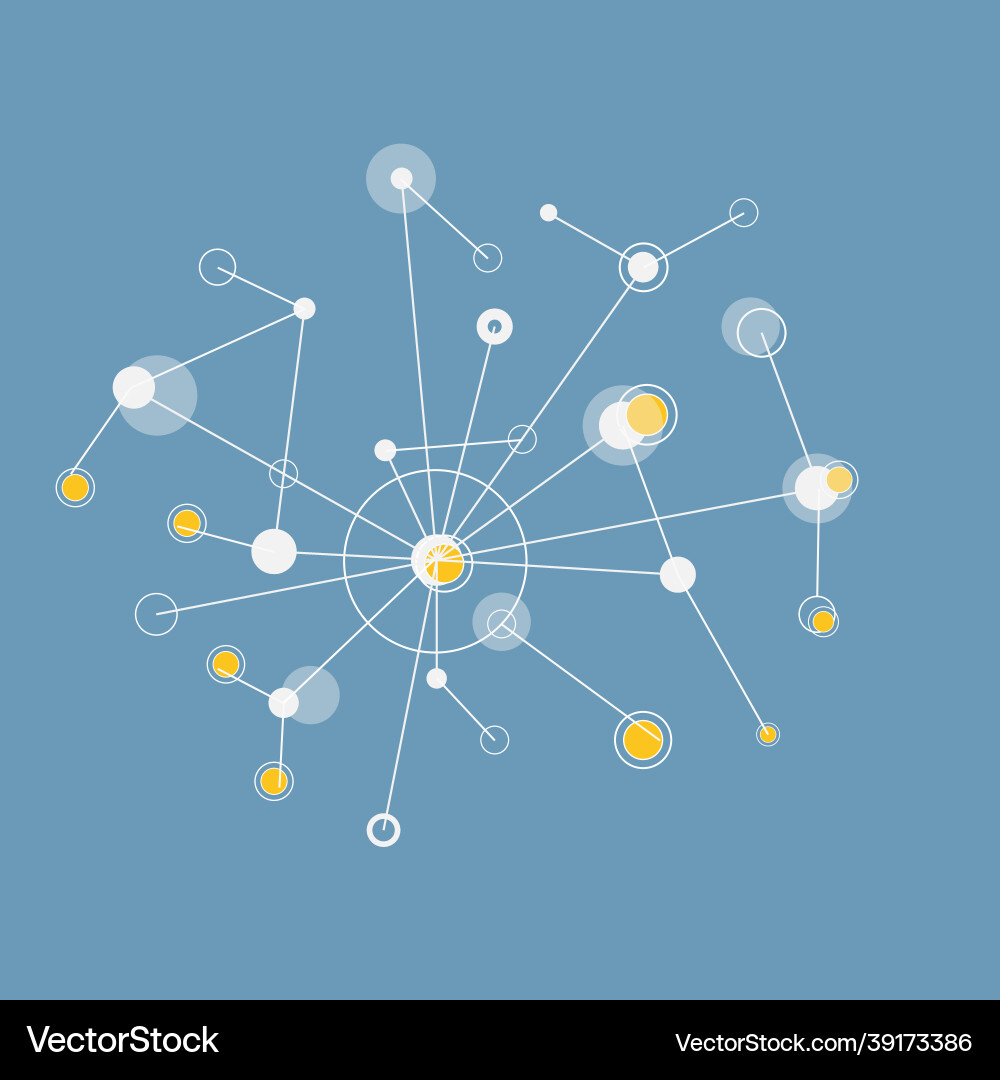 With connect elements With connect elements vector image