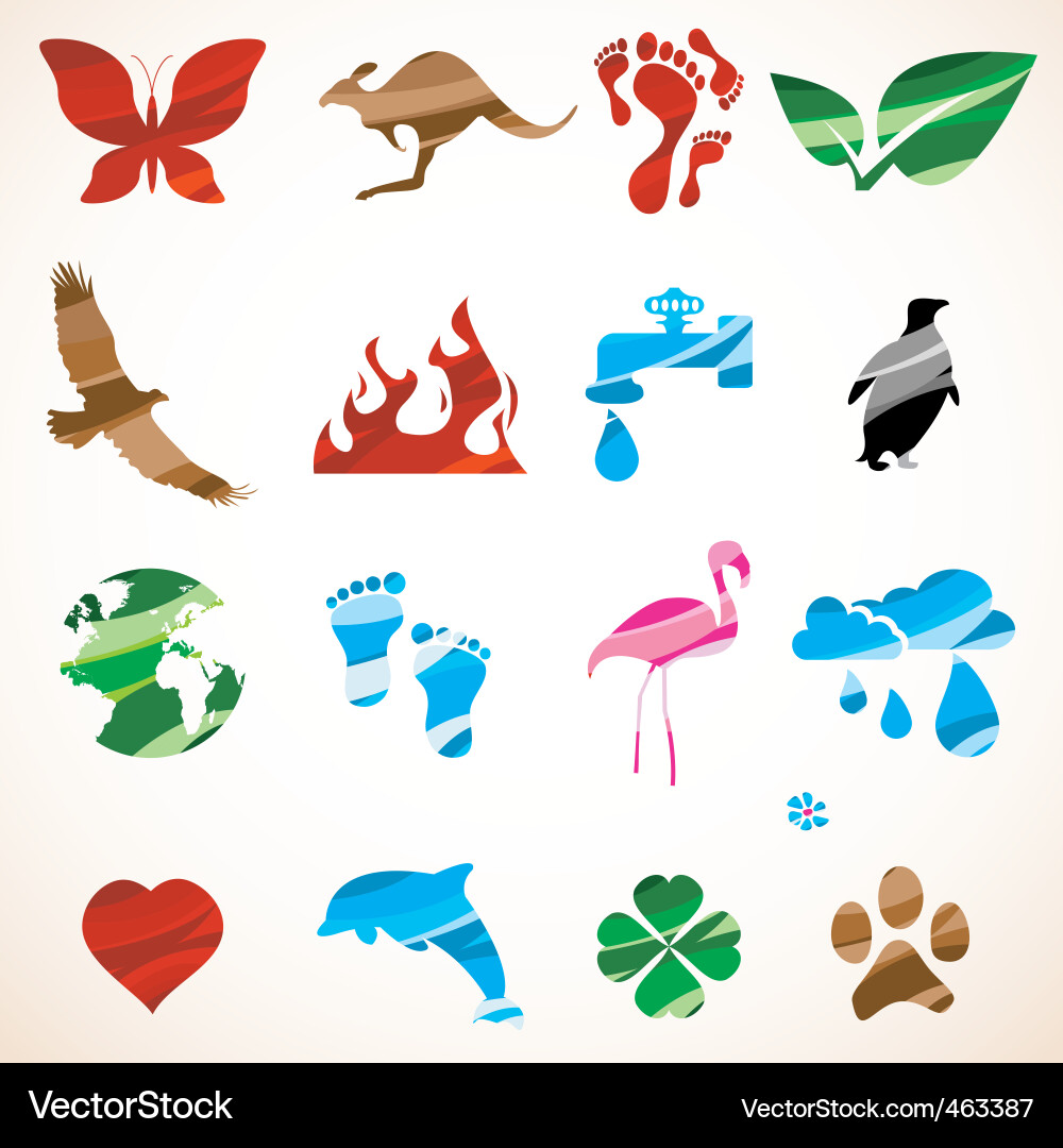 Design elements vector image
