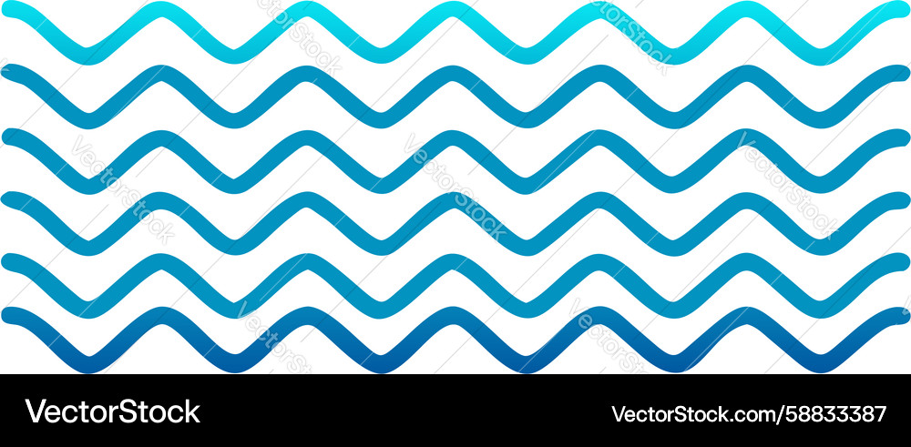 Fluid Wavy Lines Pattern Vector Image
