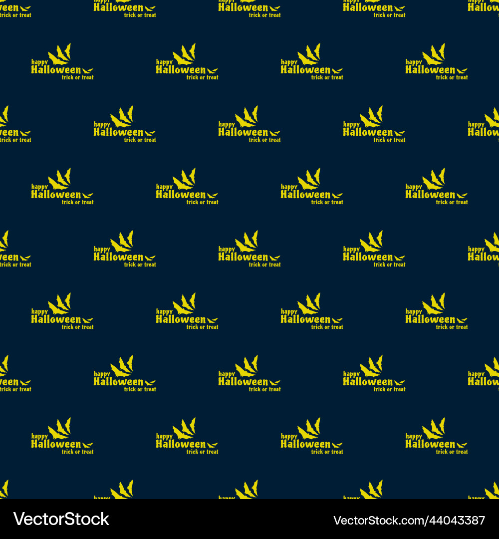 Halloween pattern seamless in simple style Halloween pattern seamless in simple style Vector Image