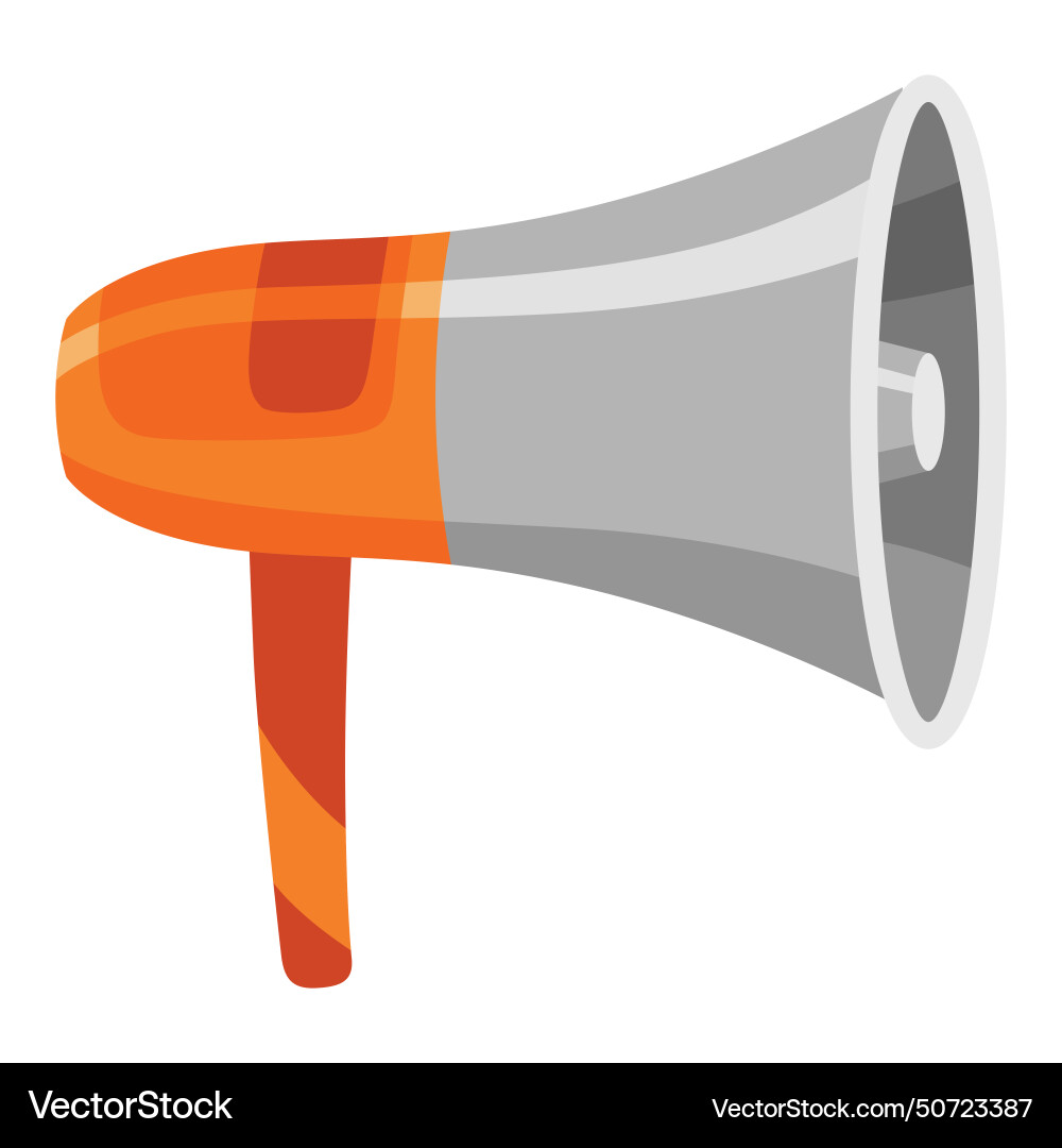 Megaphone icon amplify your message Megaphone icon amplify your message vector image