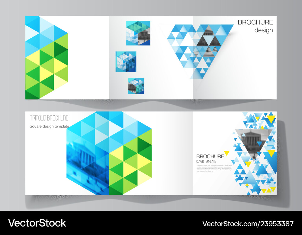 Minimal editable layout of square Vector Image