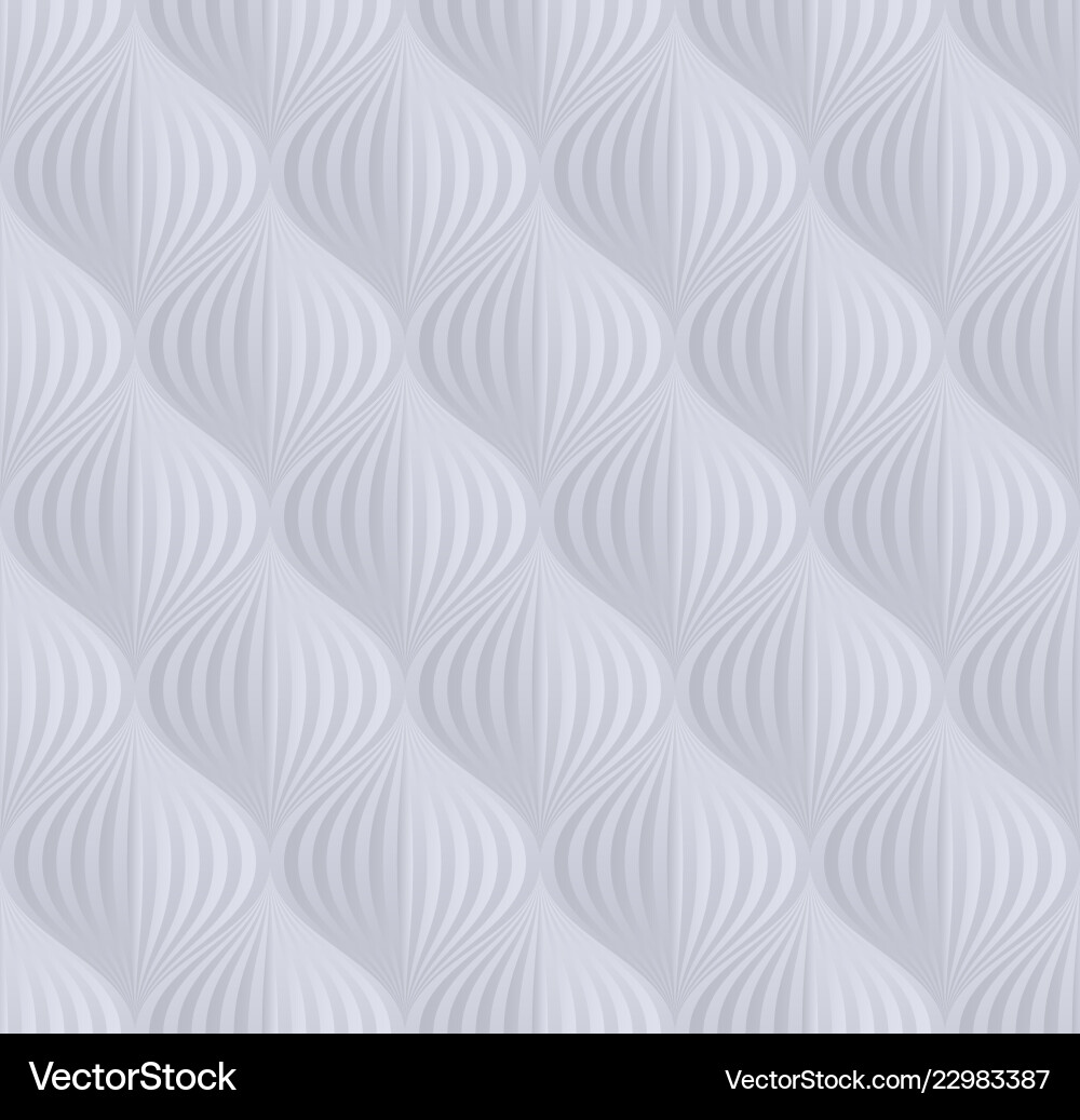 Seamless background with 3d pattern vector image