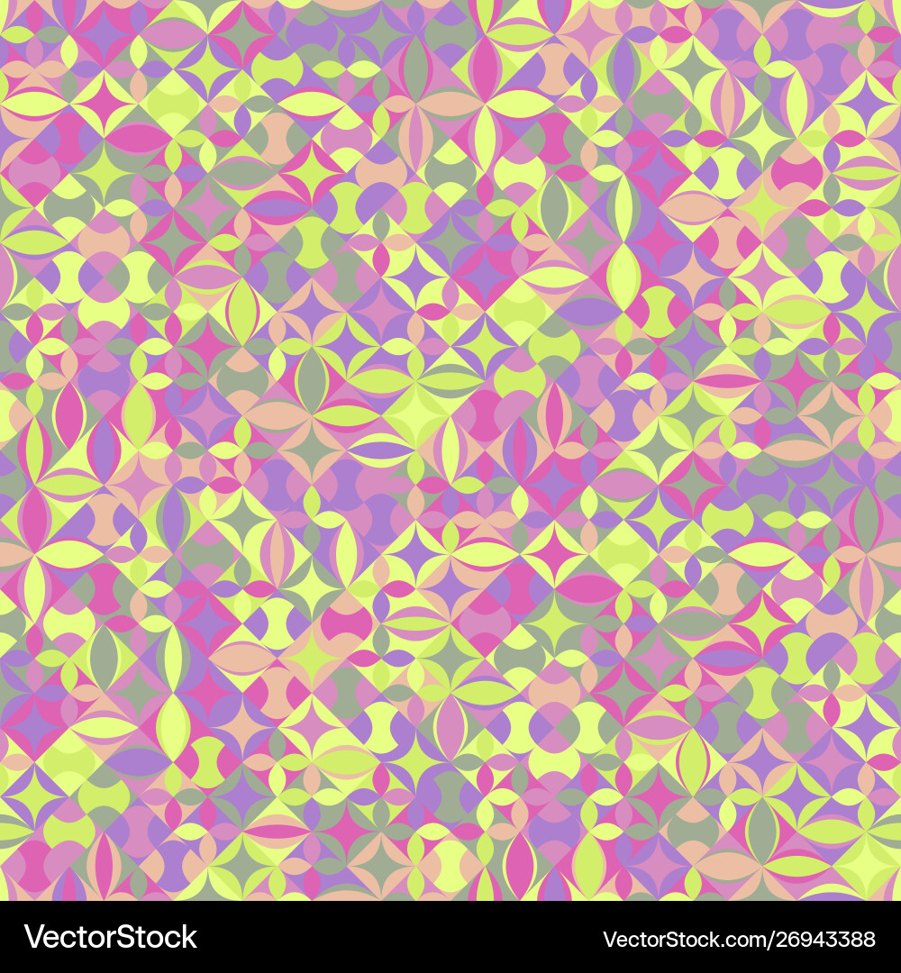 Abstract colorful diagonal mosaic pattern vector image