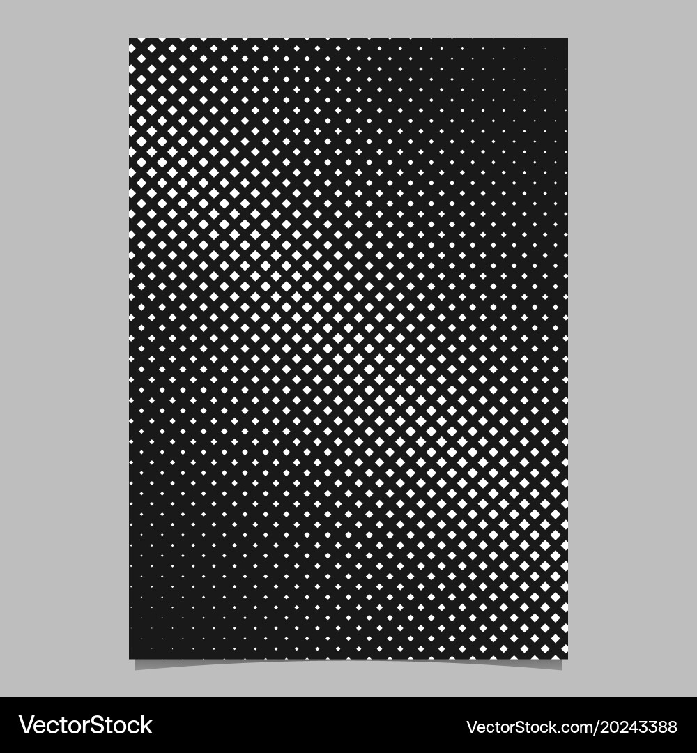 Abstract halftone diagonal square pattern vector image