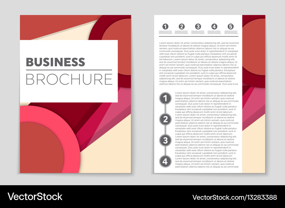Abstract layout background set for art Vector Image